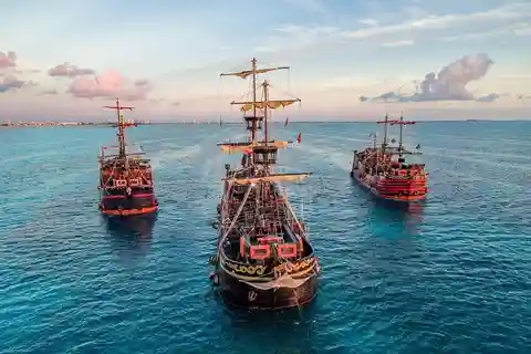 Cancun: Cruzeiro com jantar e espetáculo pirata Captain Hook