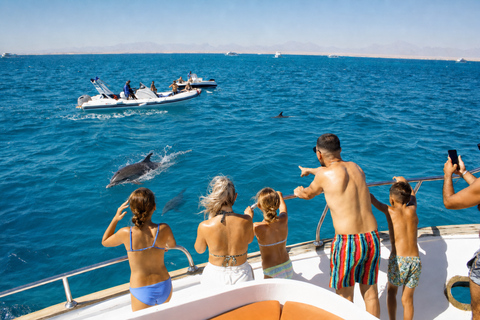 Hurghada: 5-Hours Sunset Dolphin House Snorkeling with Lunch