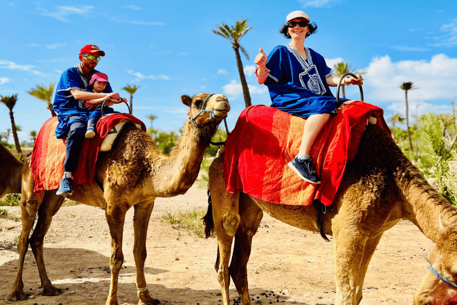 Marrakesch: Kamelritt in der Oase Palmeraie. Foto: GetYourGuide