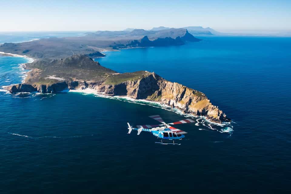 Kaapstad: helikoptertour Cape Point en champagne