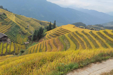 Guilin: Day tour of Longji Rice Terraces and YangshuoLongji rice terraces and Yangshuo Xingping small boat