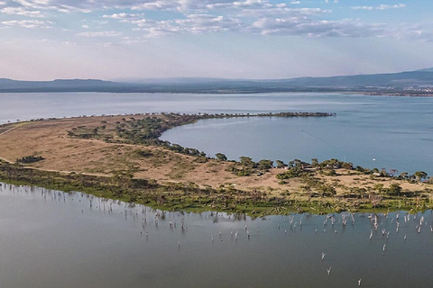 Nairobi: Crescent Island Walking Safari and Lake Naivasha Shared: Crescent Island and Lake Naivasha without Entry Fee