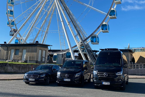 Privé transfer van of naar Helsinki luchthaven