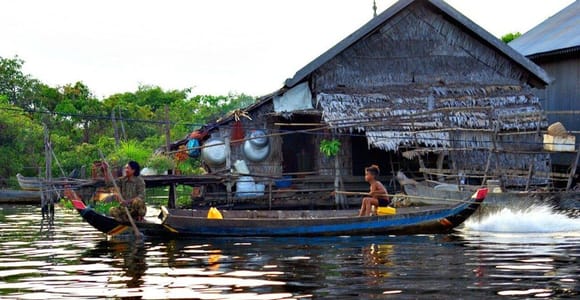 Kampong Khleang Floating Village Tonle Sap Lake Private Tour