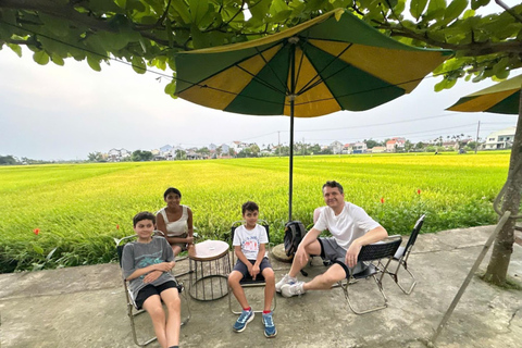 Hoi An Bike Tour: Stress Relief w Buffalo,Duck & Basket Boat E-Car Sightsee Private Tour: Explore the Insider’s Route
