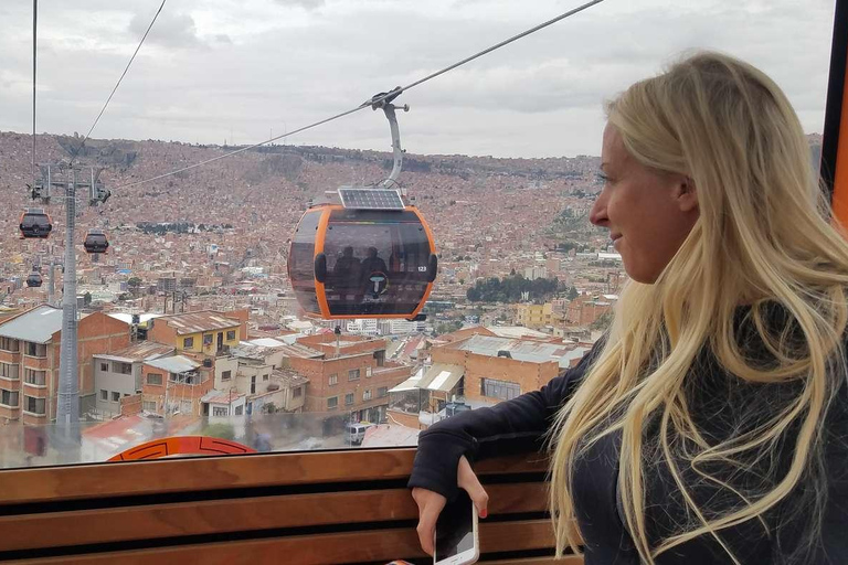 La Paz : Visite de la ville et du téléphérique