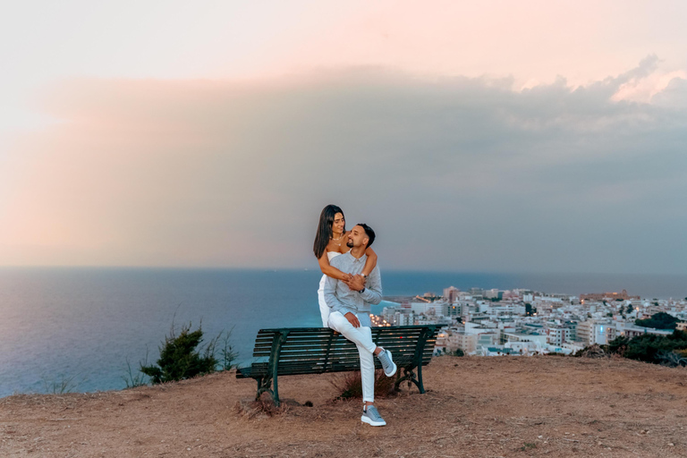 Portraits à Rhodes : Visite privée d&#039;un photographe de vacances3 heures + 75 photos sur 3 sites