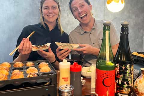 Sake Tasting & Takoyaki Cooking with a Sake Sommelier - Image 3