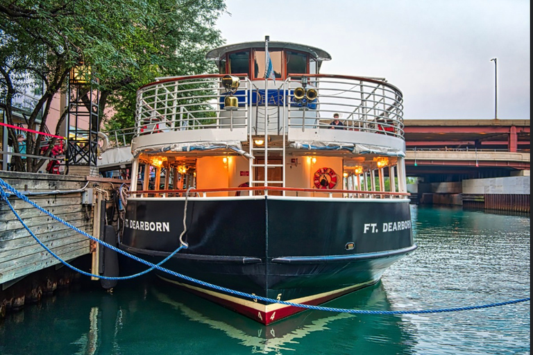 Río Chicago: Excursión guiada de 1,5 horas en barco arquitectónico