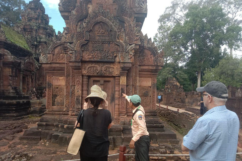 Private Banteay Srei and 4 Guided tour