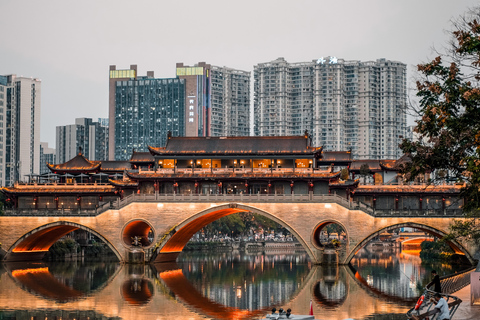 Tour notturno di Chengdu Biglietto del traghetto JinjiangTour notturno di Chengdu Biglietto per il traghetto Jinjiang