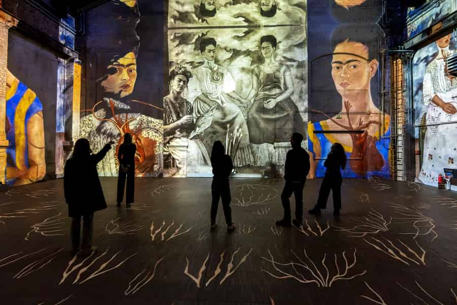 Leipzig: Multimedia-Ausstellung "Viva Frida Kahlo". Foto: GetYourGuide