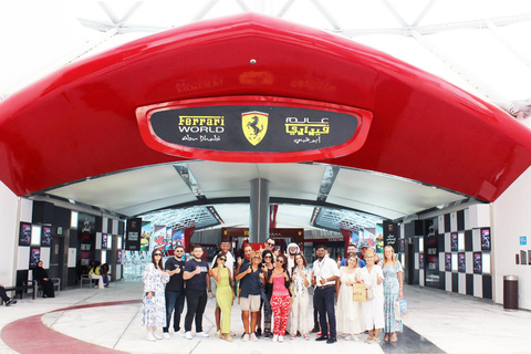 Dubai: Abu Dhabi Mosque and Ferrari World Tour with Tickets