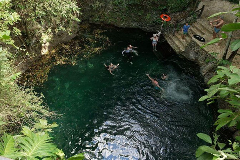 Cancun - ett äventyr ATV, zipline och Cenote-äventyrDelad ATV