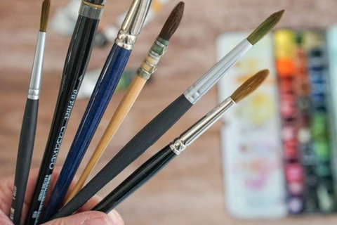 قرطاجنة: ورشة عمل ألوان مائية عند غروب الشمس مع تشيتشارون وبيرةقرطاجنة: ورشة عمل ألوان مائية عند غر