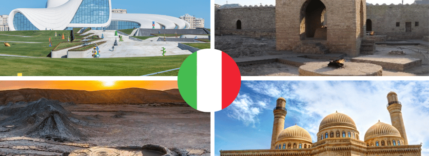 Visite guidée de Gobustan et du temple du feu avec un guide parlant italien