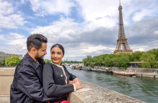 Paris: Privates Foto-Shooting am Eiffelturm