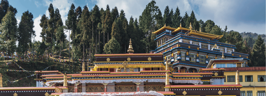 Visite du monastère de Gangtok (visite guidée d'une demi-journée en voiture)