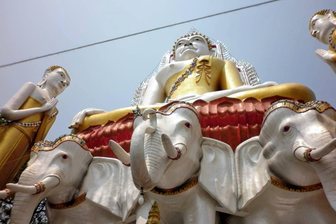 Biggest Ganesh, Pink Ganesha, Wat Paknam Cultural Day Tour Private Tour with Guide