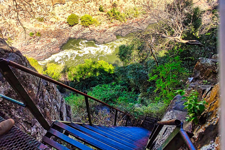 Guided Hike under the Bridge into the Zambezi Gorge Victoria Falls: Gorge Hike under the Bridge