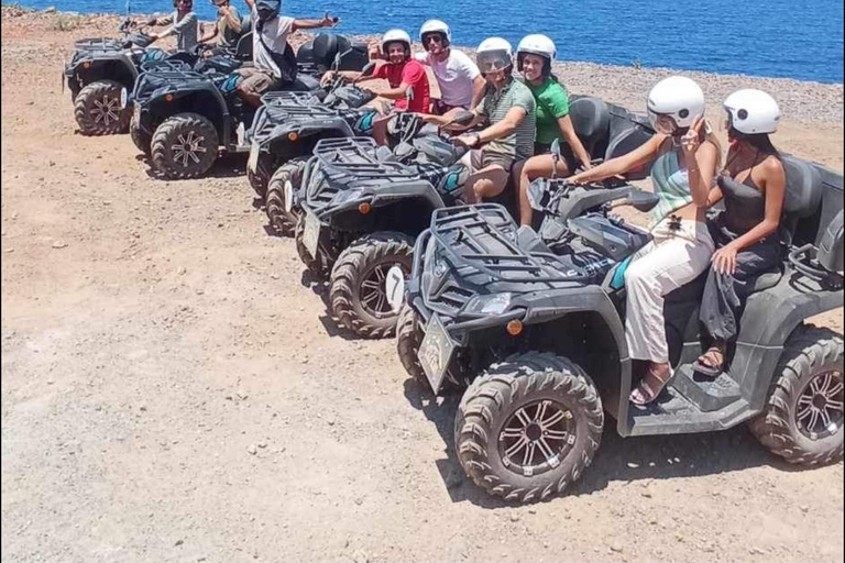 Malia: Passeio de Quadriciclo Off-Road com Almoço e TrasladosQuadra compartilhada