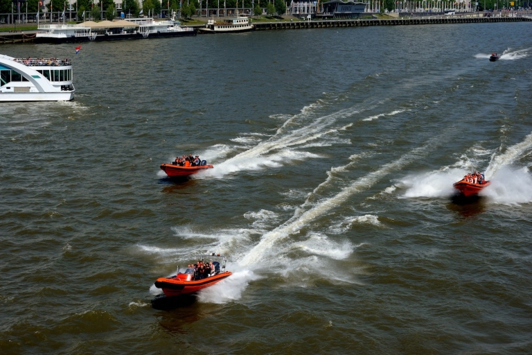 Rotterdam: Rejs wycieczkowy łodzią motorową RIB45-minutowy szybki rejs po mieście