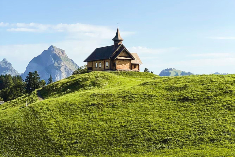 3 Mountains in 1 Day by Train, Cable Cars, Funiculars & Boat Excluding Train Tickets