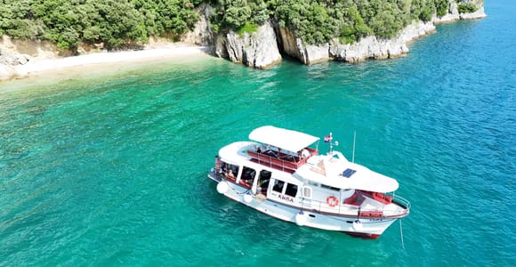 Poreč Rovinj Riviera Bootstour mit Schwimmen im Lim Fjord