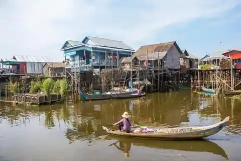 Siem Reap: Passeio de barco à aldeia flutuante de Kompong Phluk