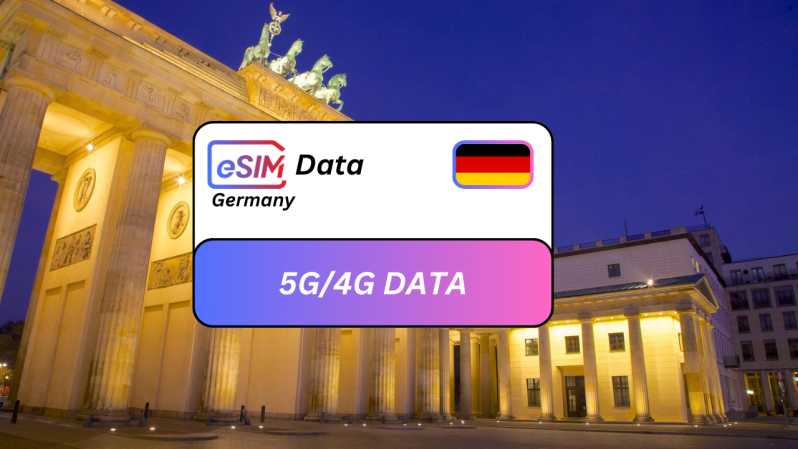 Berlin: Tyskland eSIM turist roaming dataplan