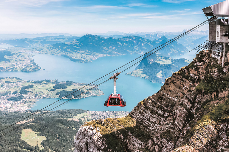 From Zurich: Lucerne & Mount Pilatus Day Tour Autumn: Lucerne & Mount Pilatus Day Tour + Lunch Voucher