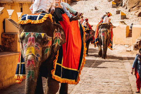 Vanuit Delhi: privérondleiding door de stad Jaipur met de autoAll-inclusive rondreis