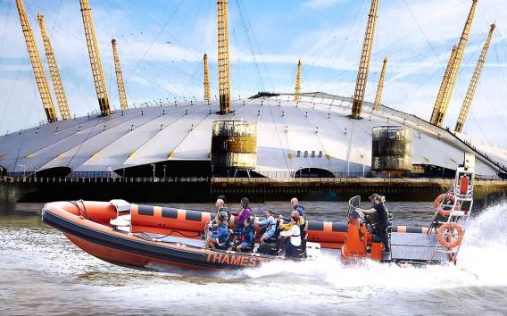 Power Boat Ride auf der Themse durch Central London
