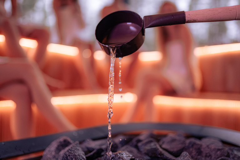 Bathrobe Spa Dinner: sauna, hot lagoon pool & Nordic dinner Summer:Arctic spa with Bathrobe Dinner