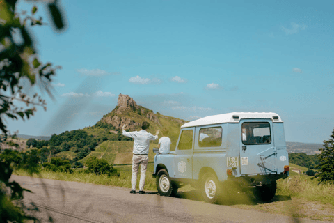 Lyon: Private Burgundy Wine Full Day Tour by Defender With Private car transfer from/to Lyon