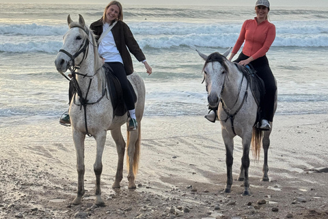 Taghazout: Private Horse Ride on Banana Beach with Pickup