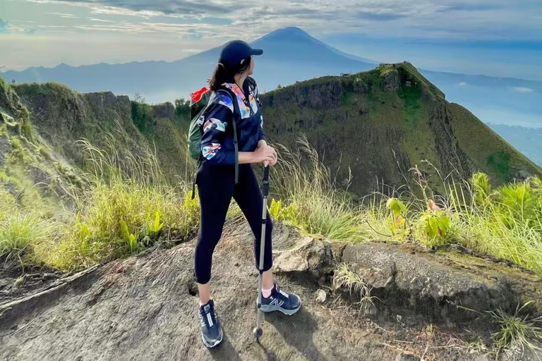 FROM UBUD: Mount Batur Trekking All Inclusive Tour Mount Batur Natural Hot Spring Entrance Ticket