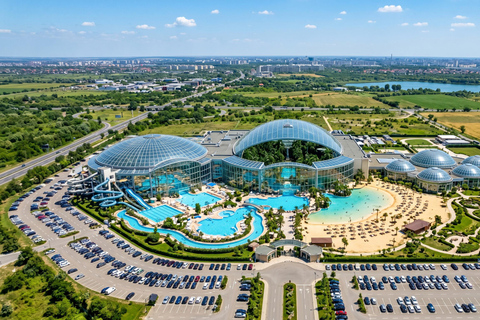 Bucharest: Therme Bucharest Spa Ticket & Round-Trip Transfer 3 hours Therme Bucharest Palm, Galaxy or Elysium & Transfer