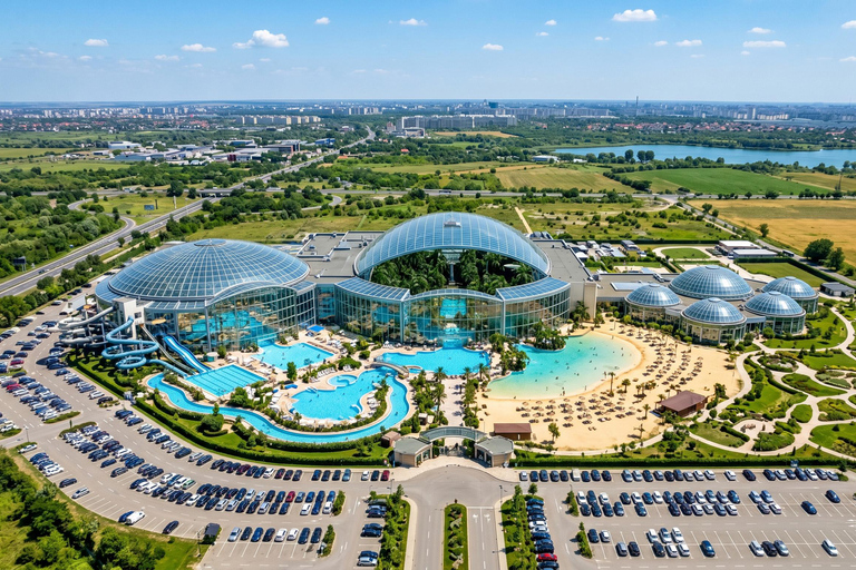 Bucharest: Therme Bucharest Spa Ticket & Round-Trip Transfer 3 hours Therme Bucharest Palm, Galaxy or Elysium & Transfer