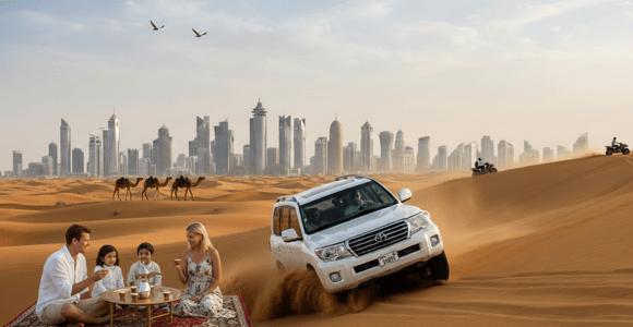 Doha Desert Safari: Dune Bashing, Sandboarding, Camel & ATV