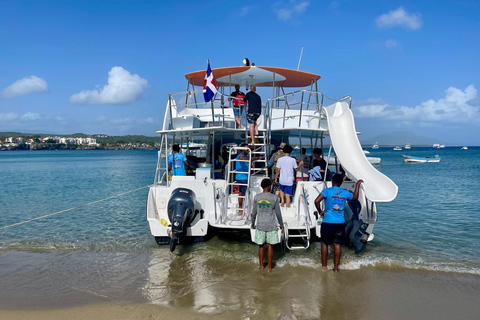 Puerto Plata: party boat with snorkeling, buffet, and tropical drinks