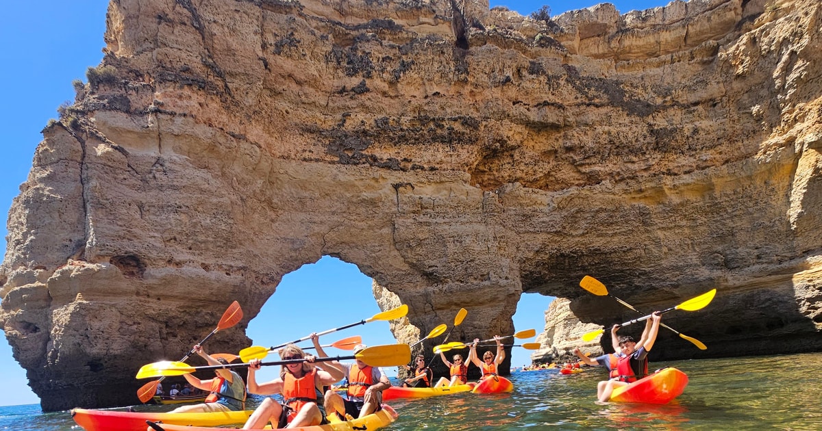 Benagil Beach: Kayak Rental with Caves and Cliffs | GetYourGuide