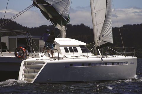 Taupo: tour in barca a vela sul lago Taupo con incisioni rupestri MaoriVisita alle 15:30