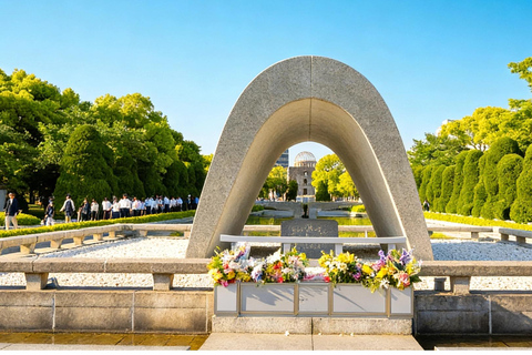 Osaka/Hiroshima Dep: Hiroshima Miyajima LandmarksUNESCO Tour 08:00 AM Osaka Departure Shinkansen to Hiroshima