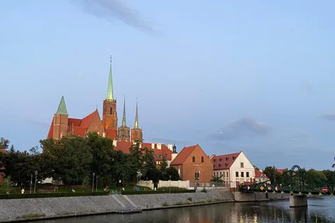 Nattvandring genom Wroclaw