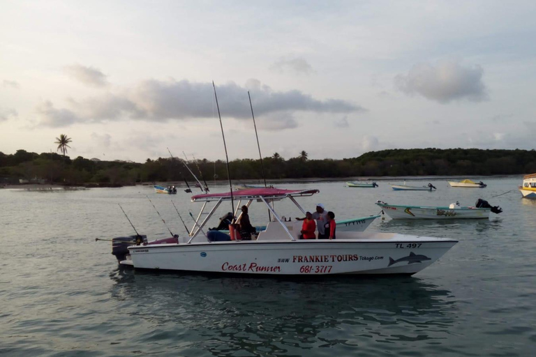 Tobago: Coastal Boat Tour with Snorkeling and Rum Punch