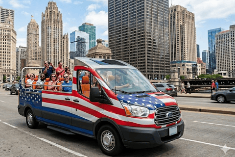 Chicago: City Highlights Tour by Open-Air Minibus
