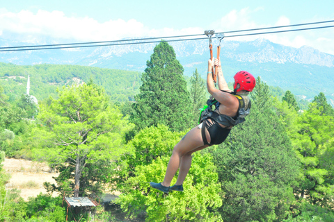 Antalya: Köprülü Canyon Rafting and Zipline Adventure