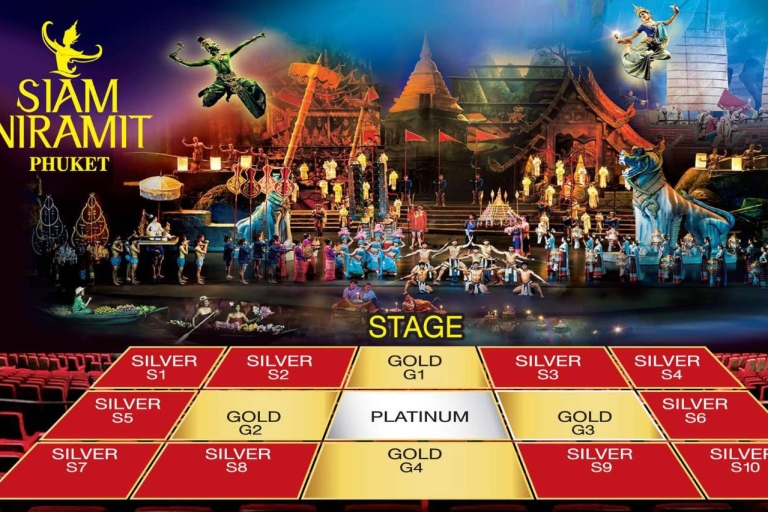 Siam Niramit Phuket Admission Ticket with Transfer Option Gold Seat Ticket Only