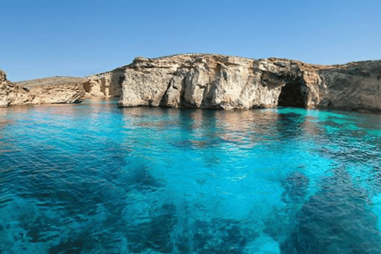 Sliema: Blue Lagoon Cruise inc Seacaves & Crystal Lagoon